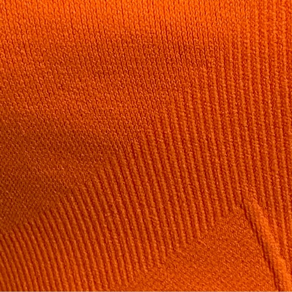 Bebe Sport Orange Mesh Activewear Tank Top M/L - Picture 14 of 16